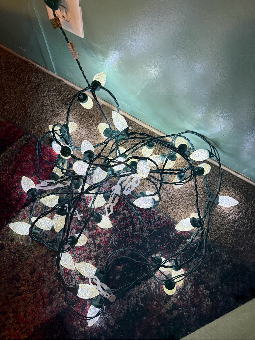 Bundle of 9 Christmas Light Strands (Approx. 20’-25’ each)